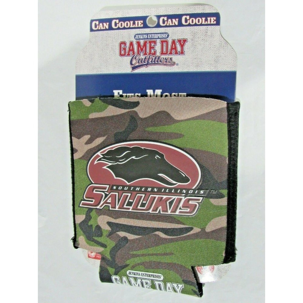 Southern Illinois Salukis Camouflage Can Coolie